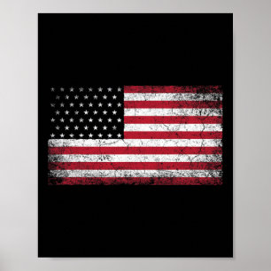 4. Juli Weihnachtsgeschenk Amerikanische Flagge Vi Poster