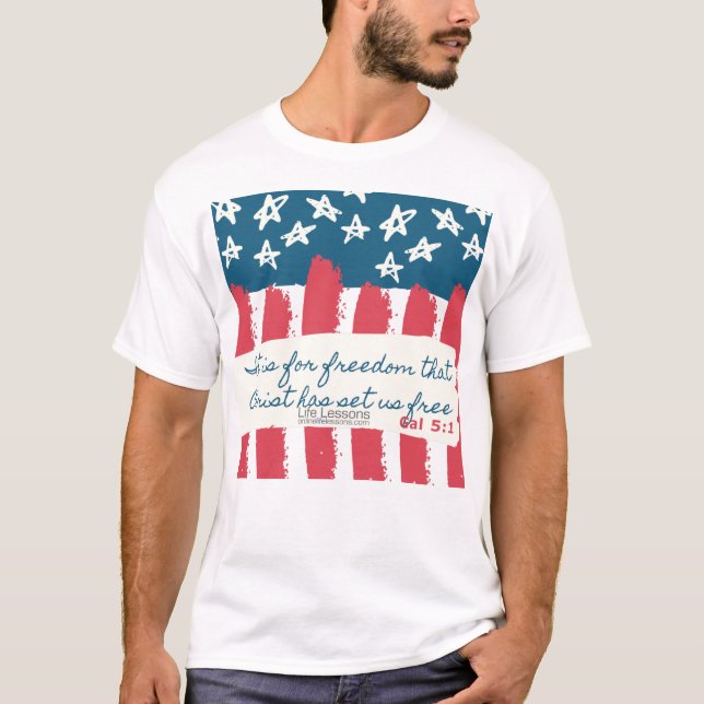 4. Juli - Wie nutzt man seine Freiheit? T-Shirt (Vorderseite)