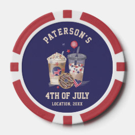 4. Juli Wiedersehen Party Unabhängigkeit Pokerchips