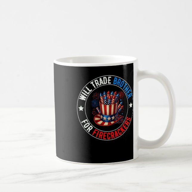 4. Juli wird Brother für Feuerwehrleute Pa Kaffeetasse (Rechts)