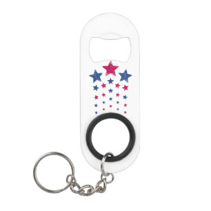 4. Juli Women Men Kids Niedlich USA Patriotic Star Mini Flaschenöffner