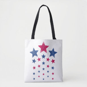 4. Juli Women Men Kids Niedlich USA Patriotic Star Tasche