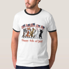 4. Juli Woodland Kreaturen T-Shirt