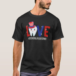 4. Juli Zahn Zahnärztliche Assistentin Kinderzahna T-Shirt