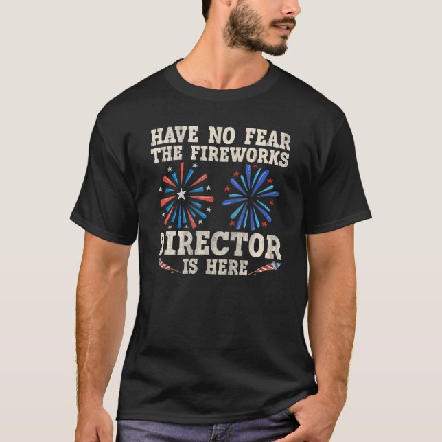 4. Juli Zitat für eine pyrotechnische Sicherheitsk T-Shirt (Vorderseite)