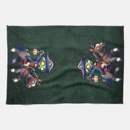 4. Juli Zombie Geschirrtuch