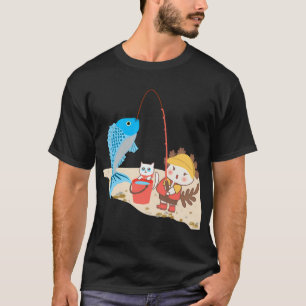 4. JuliFisch in der Farbe der amerikanischen Flagg T-Shirt