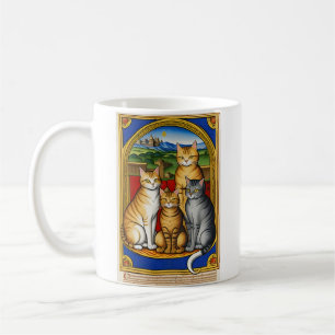 4 Katzen Tasse