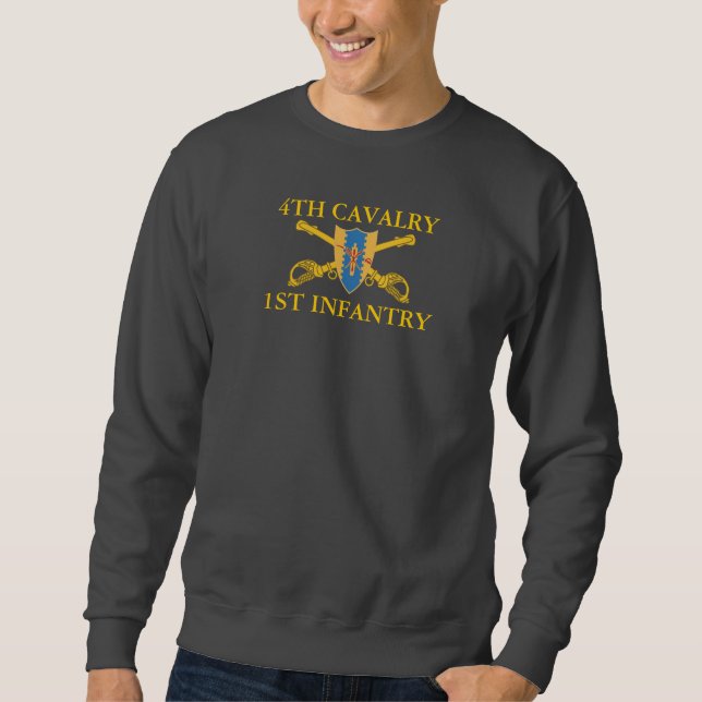 4. KAVALLERIE-1. INFANTERIE-SWEATSHIRT SWEATSHIRT (Vorderseite)