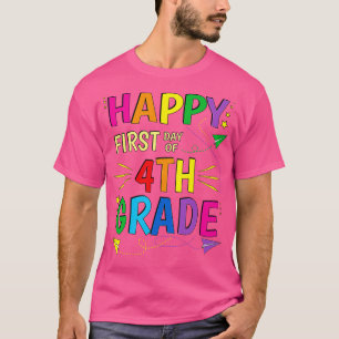 4. Klasse 4 Zurück zur Schule T-Shirt