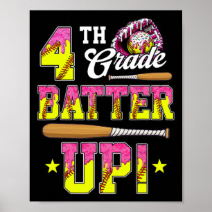4. Klasse Butter Up Softll Eis Drip Ck Zur Schule Poster