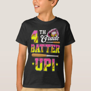4. Klasse Butter Up Softll Eis Drip Ck Zur Schule T-Shirt