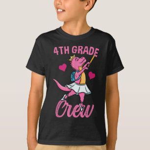 4. Klasse Crew Ballet Zurück zur Schule Mädchen  T-Shirt