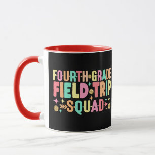 4. Klasse Feldzug Squad Funny Student Lehrer Tasse