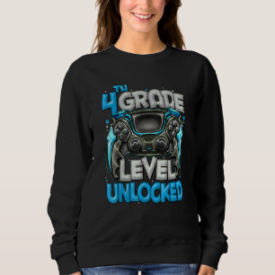 4. Klasse freigeschaltet Spiel auf 4. Klasse Zurüc Sweatshirt