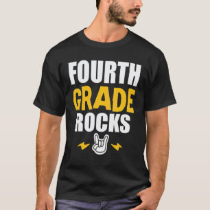 4. Klasse rockt   Zurück zur Schule Musiklehrer-St T-Shirt