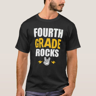 4. Klasse rockt  Zurück zur Schule Musiklehrer Stu T-Shirt