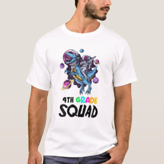 4. Klasse SQUAD Funny Astronaut Reitlehrer T-Shirt