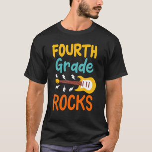 4. Klasse Vierte Klasse Rocks Zurück zur Schule Gi T-Shirt