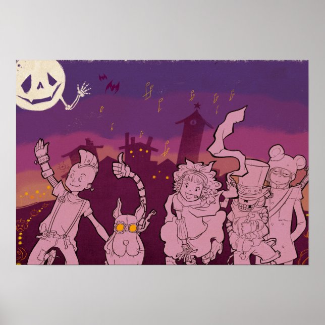 4 Kleine Monster - Nachtmusik Poster (Vorne)