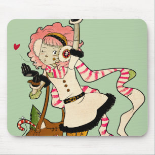 4 kleine Monster - Nessa Feiertag Mousepad