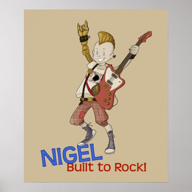 4 Kleine Monster - Nigel Poster (Vorne)