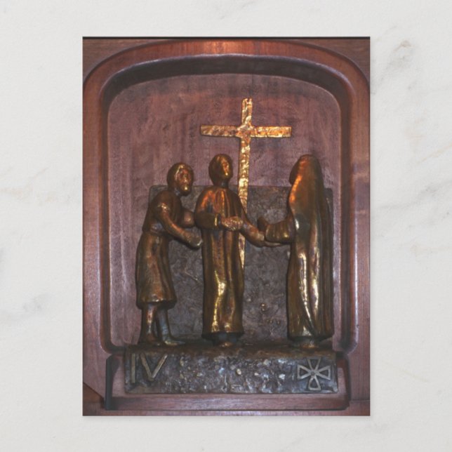 4. Kreuzstation Postkarte (Vorderseite)