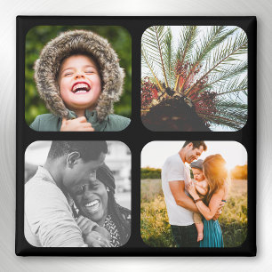 4 Kühlschrank für gerundete Rahmen in Fotomodellfl Magnet