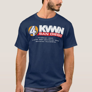 4 KVWN San Diego Vintag T-Shirt