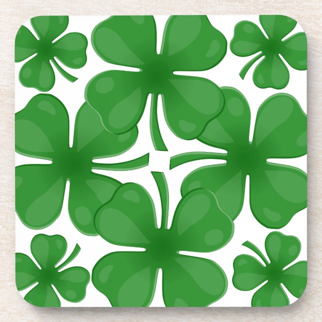 4 leaf clover untersetzer (Vorderseite)