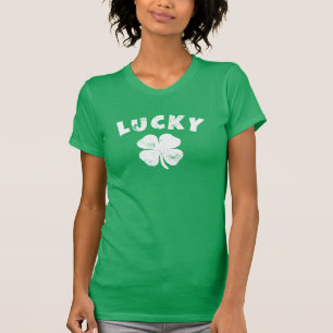 4 Leaf Lucky Clover St. Patrick's Day T - Shirt