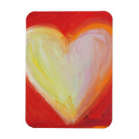 4 Liebe Herz Kunst Inspiration Kühlschrankmagnet