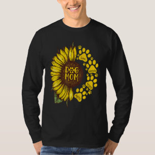 4 Mad Skills You2019ll muss eine Hunde-Mama Sunfl  T-Shirt