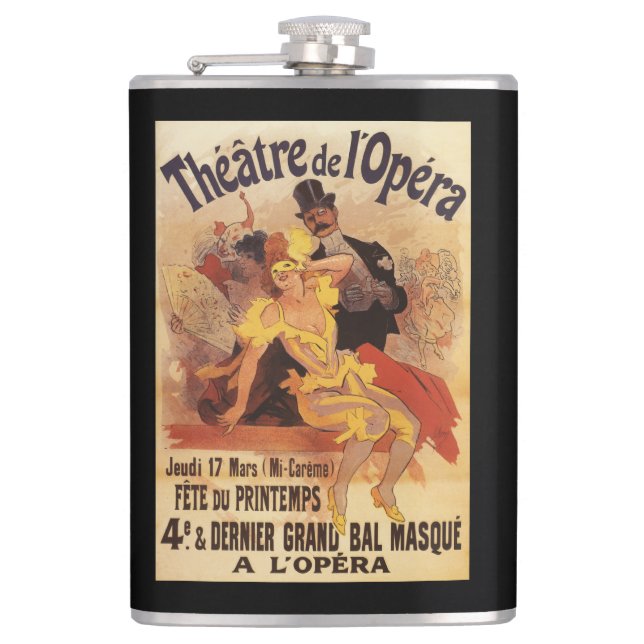 4. Maskenball am Theater de L'Opera Flachmann (Vorderseite)
