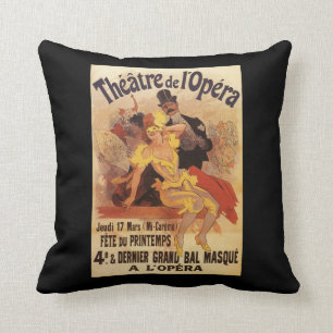 4. Maskenball am Theater de L'Opera Kissen