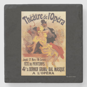4. Maskenball im Theatre de l'Opera Steinuntersetzer