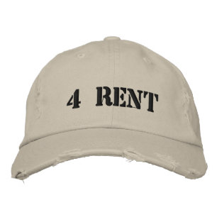 4 Miete Bestickte Baseballkappe