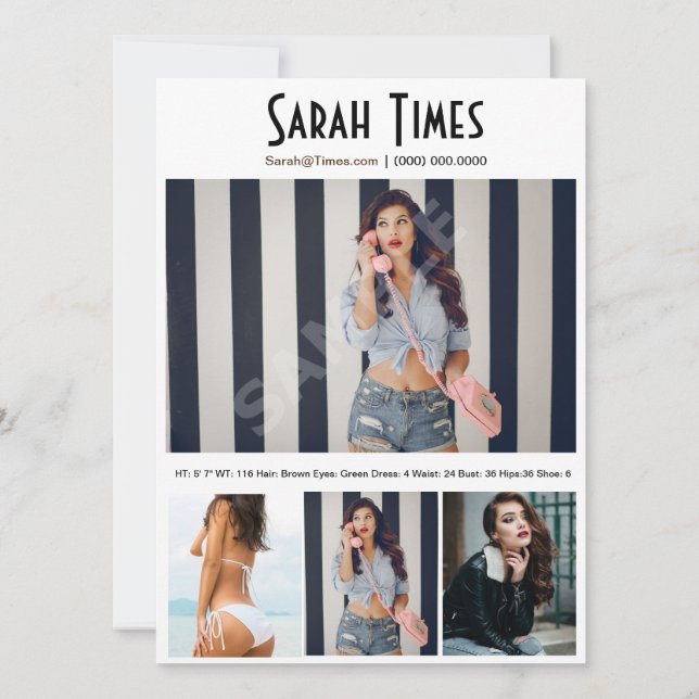 4 Modèle photo Modèle blanc de la carte à capuchon (Dos)