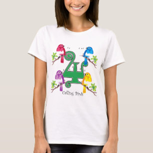 4 nennende Vögel T-Shirt