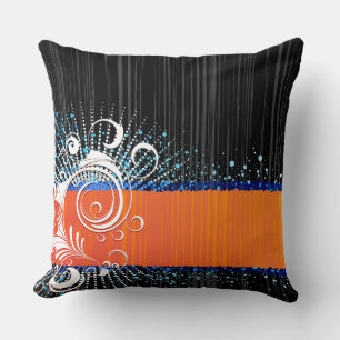 4 options de coussin de conception graphique