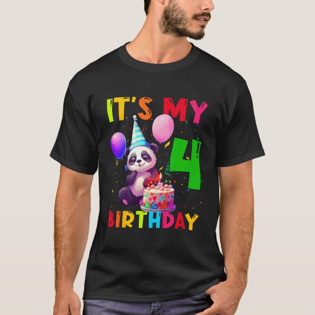 4 Panda 4th Panda T-Shirt (Vorderseite)