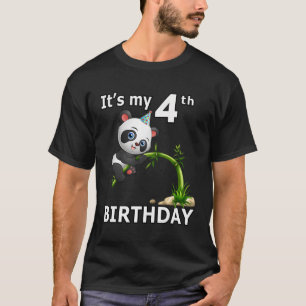4 Panda 4th Py Animal Panda T-Shirt