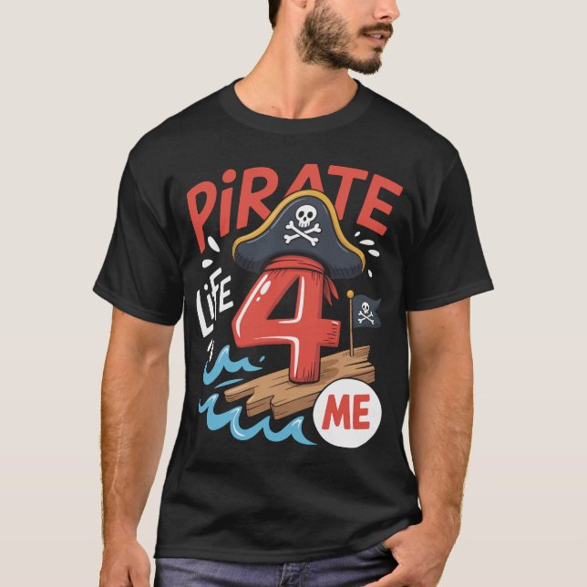 4. Party Pirate T-Shirt (Vorderseite)