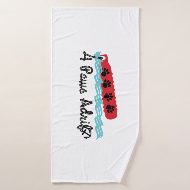 4 Paws Adrift Badetuch Badehandtuch (Badehandtuch)