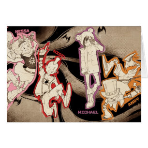 4 petits monstres - groupe