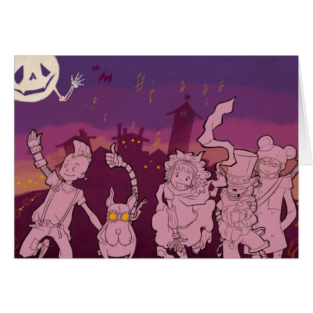 4 petits monstres - musique de nuit (Devant horizontal)