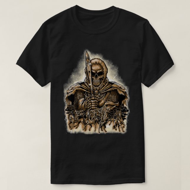 4 Pferde der Apokalypse Offenbarung 618 Jesus T-Shirt (Design vorne)