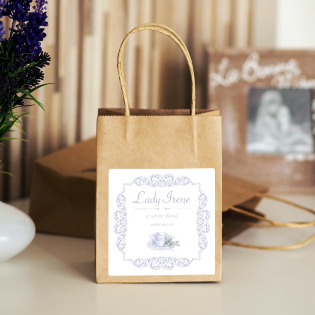 4 Ps Vintager Weißtee Aufkleber (Von Creator hochgeladen)