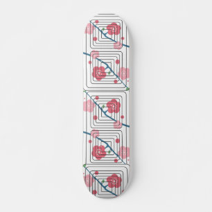 4 quadratische Skateboard