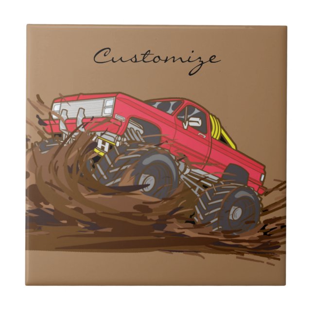 4-Rad-Schlammkahn Thunder_Cove Fliese (Vorderseite)